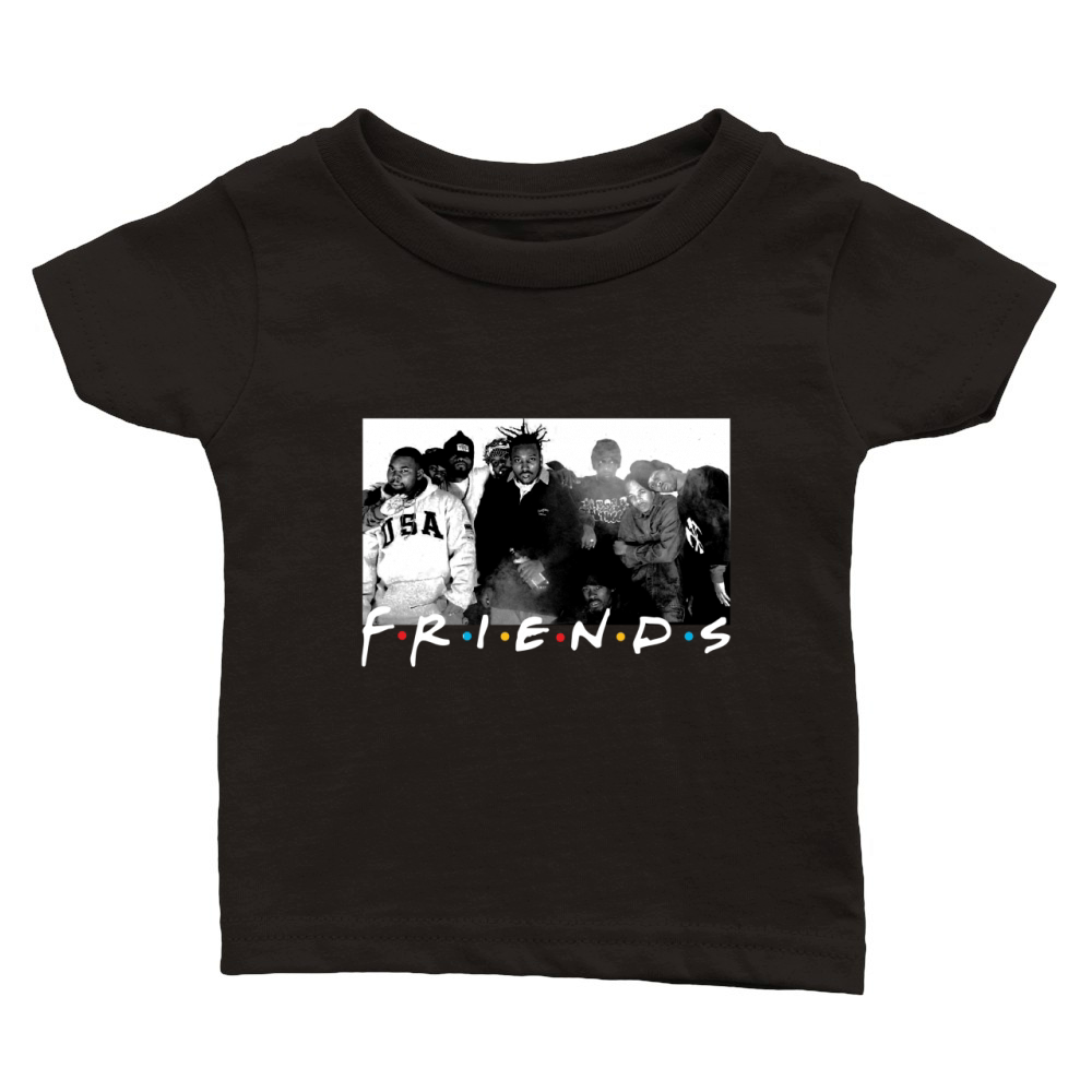 Friends Wu-tang Clan Retro Classic Baby Crewneck T-shirt