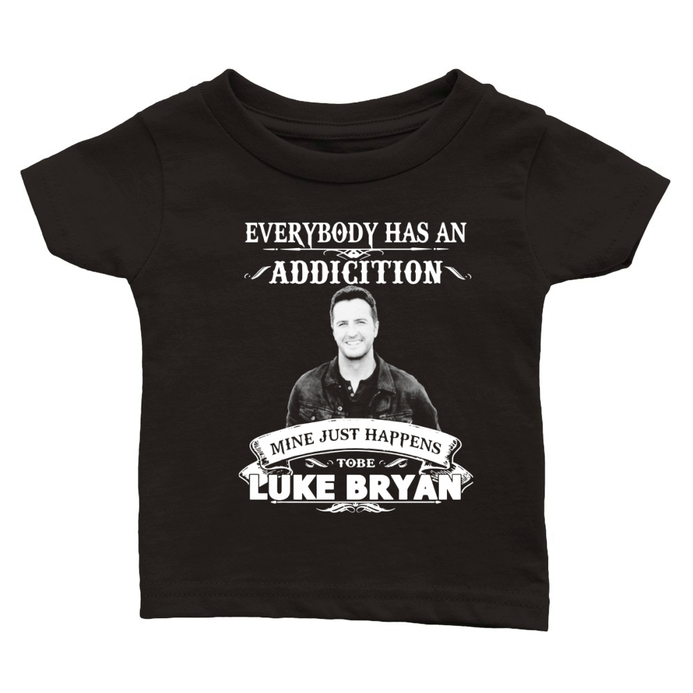 Luke Bryan addiction Classic Baby Crewneck T-shirt