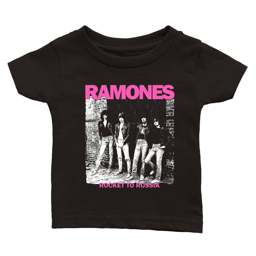 RAMONES ROCKET TO RUSSIA NEW BLACK Classic Baby Crewneck T-shirt