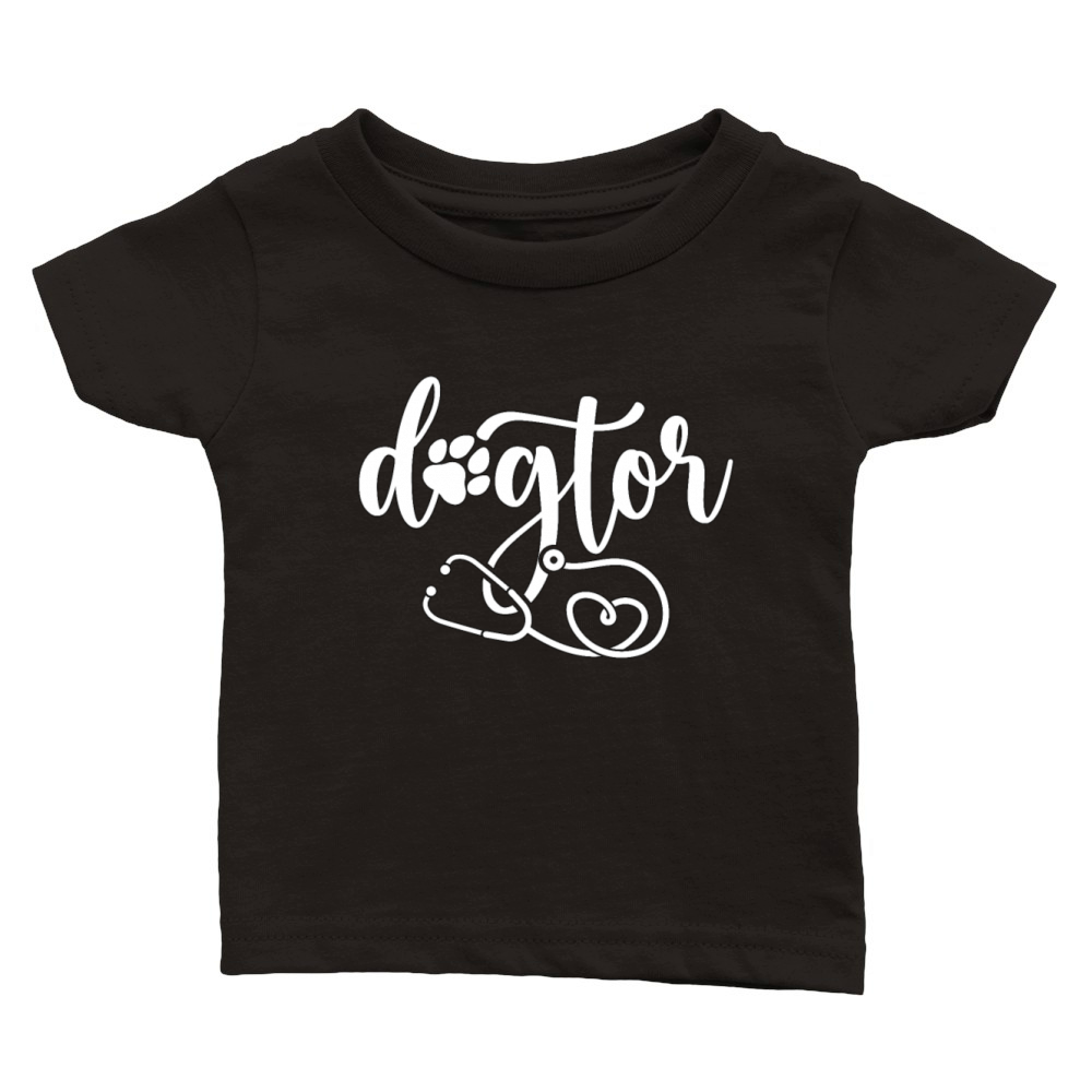 Veterinary Dogtor Vet Tech Pet Doctor Veterinarian Classic Baby Crewneck T-shirt