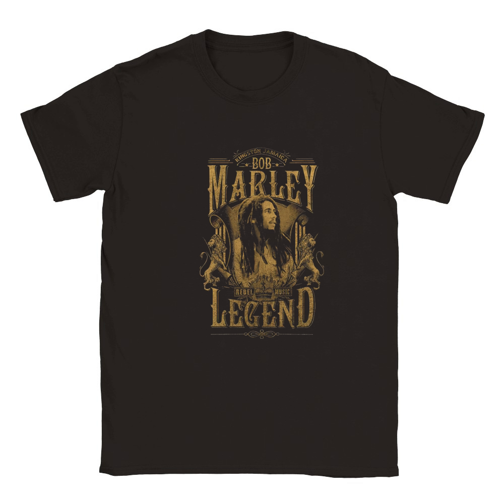 Bob Marley Juniors Legends Racer Back Classic Kids Crewneck T-shirt