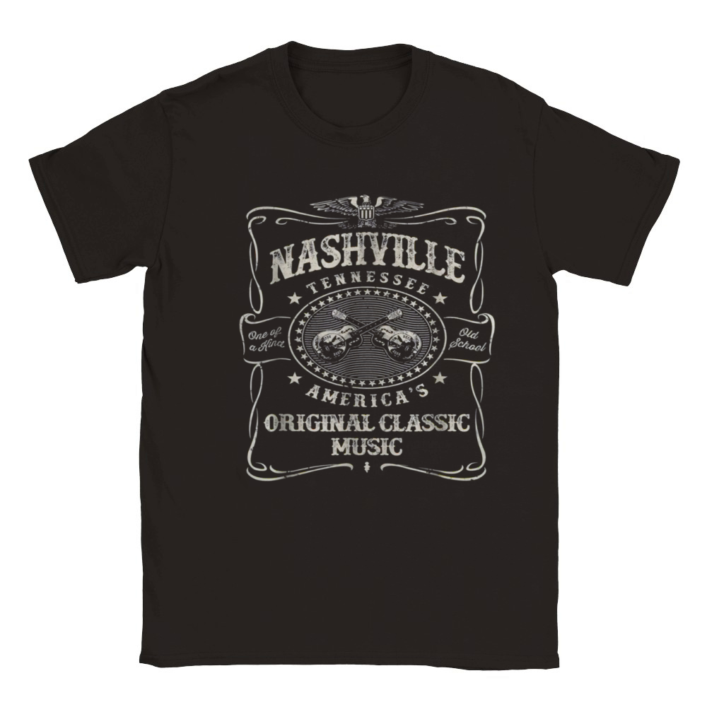 Nashville Music City USA Vintage Classic Kids Crewneck T-shirt