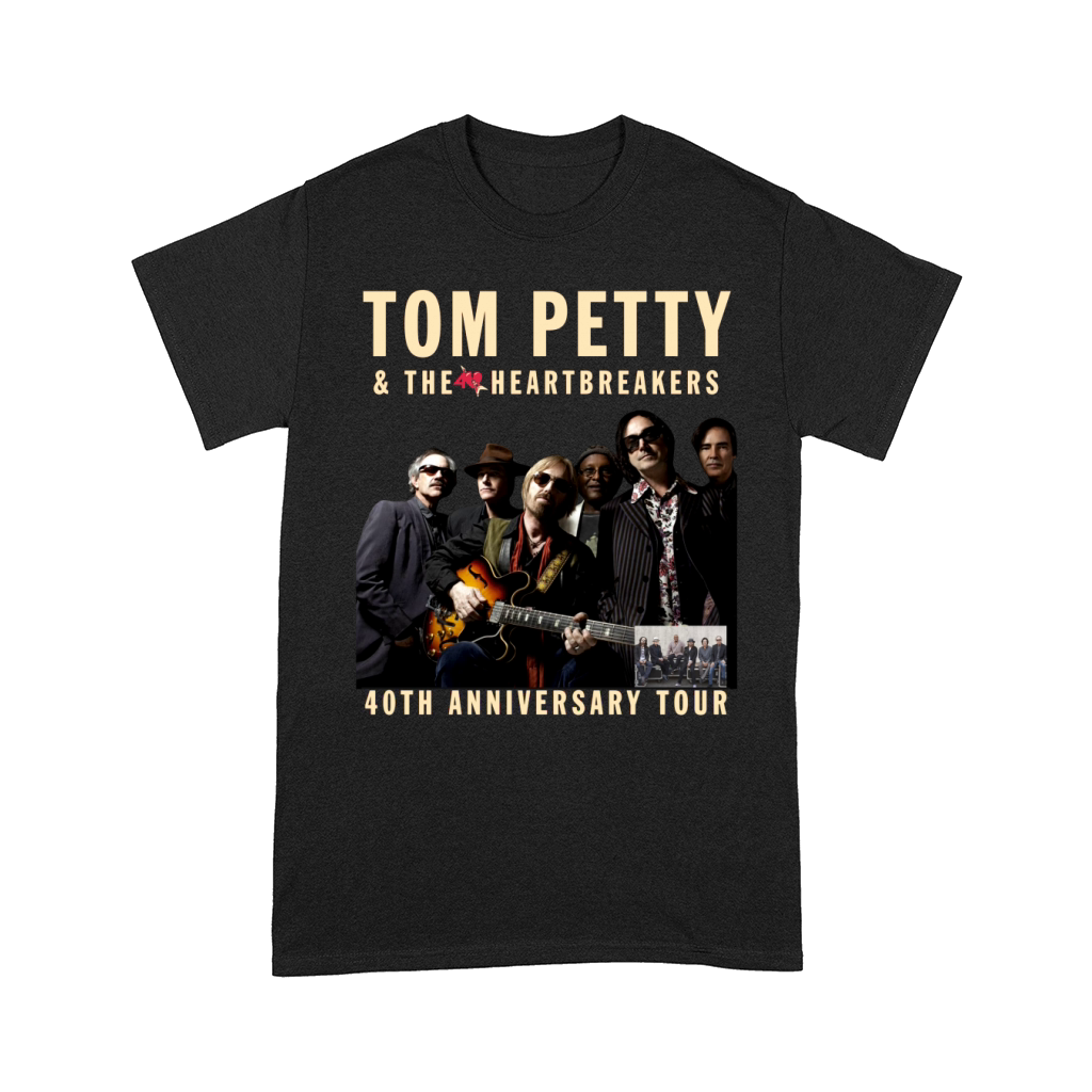 TOM PETTY &amp;amp; THE HEARTBREAKERS-40TH ANNIVERSARY TOUR shirt Comfort T-shirt