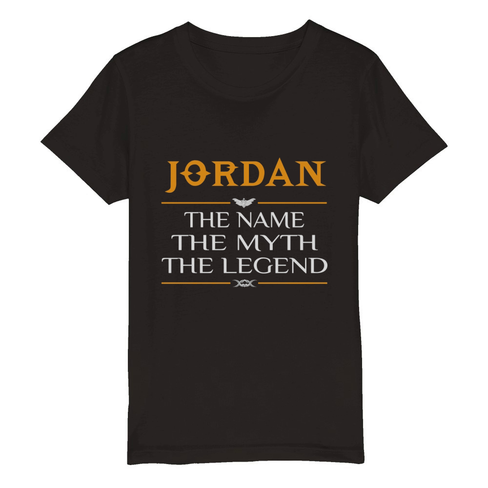 Jordan Legend Name Jordan - TeeForJordan Organic Kids Crewneck T-shirt
