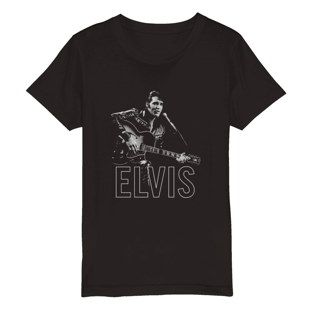 The King Elvis Presley Organic Kids Crewneck T-shirt