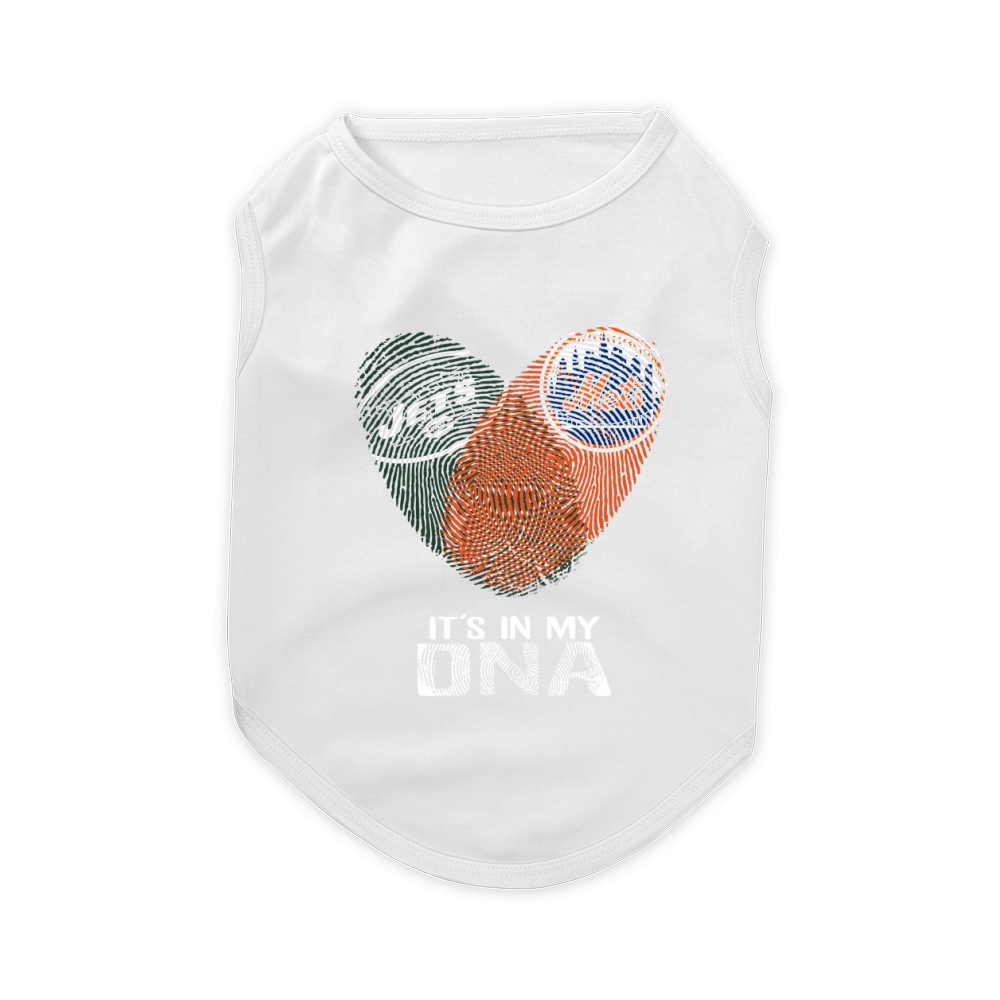 Jets - Mets It's In My DNA T-Shirt Pet T-Shirt