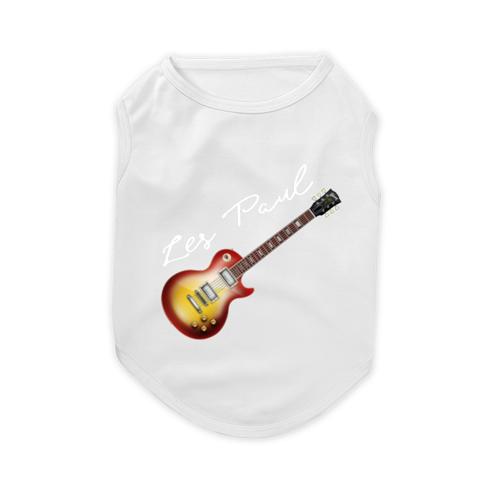 Les Paul Gibson Electric Guitar Pet T-Shirt