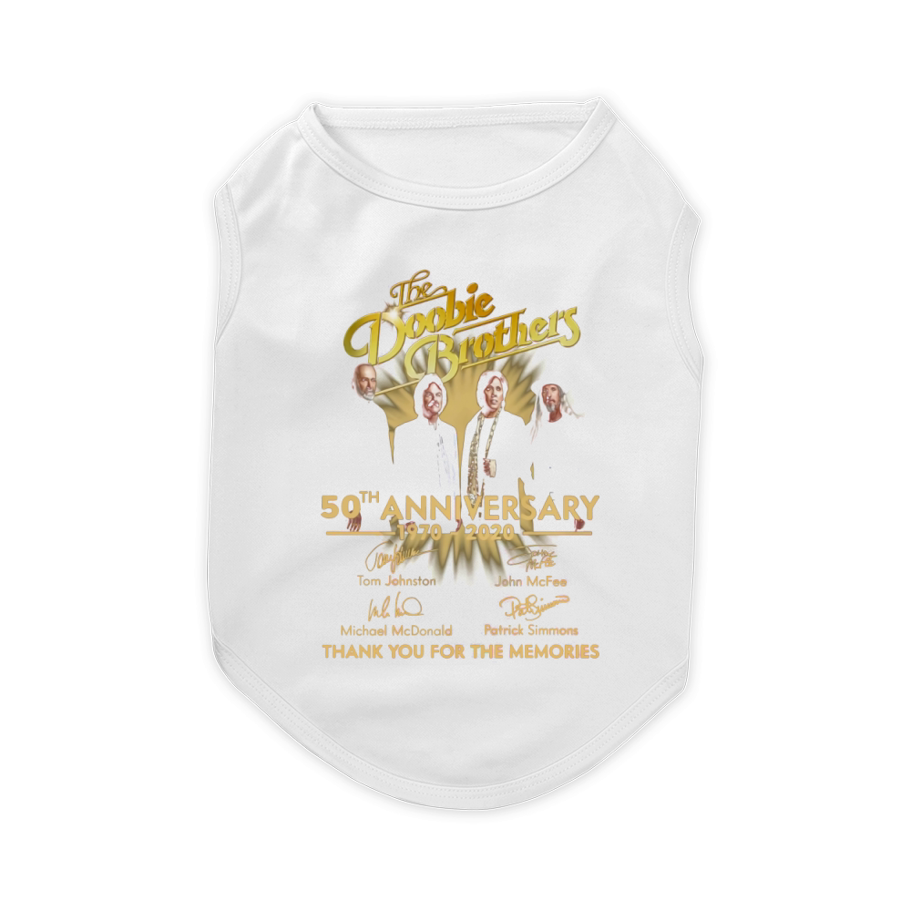The Doobie Brothers 50th anniversary 1970 2020 signatures thank you for the memories shirt Pet T-Shirt