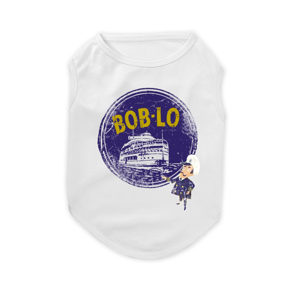 Vintage Retro Classic Cute Detroit Boblo Island  T-Shirt Pet T-Shirt
