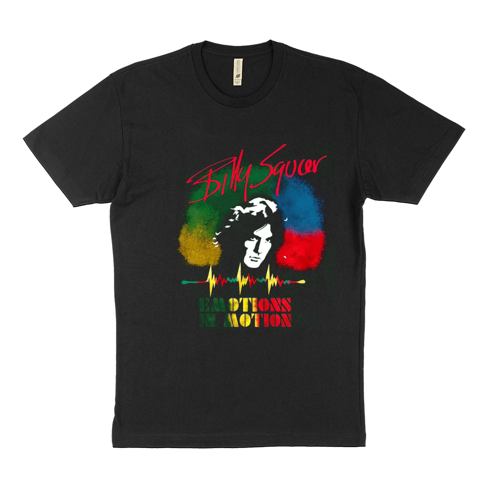 Billy Squier  Emotions in Motion Tshirt Sustainable T-Shirt