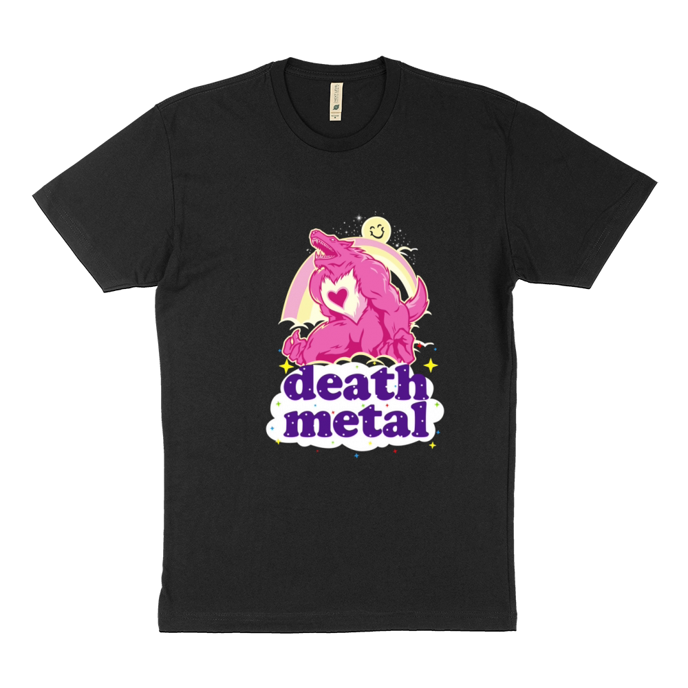 Care Bear Werewolf Death Metal Sustainable T-Shirt