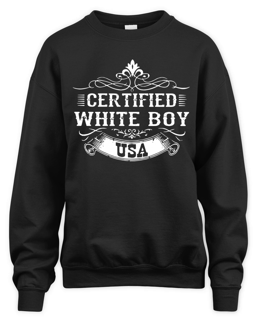 Certified whiteboy USA Unisex Premium Crewneck Sweatshirt