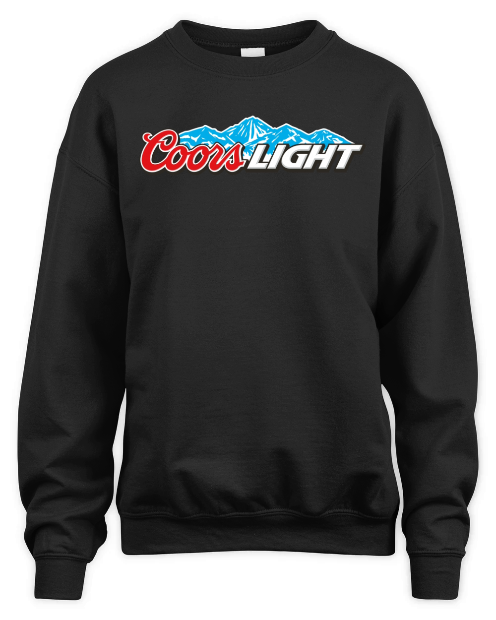 Tee Luv Coors Light Rockies T-Shirt - Black Small, Men's