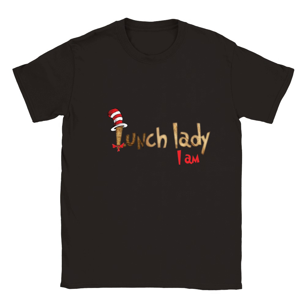 Dr Seuss lunch lady i am shirt Classic Kids Crewneck T-shirt