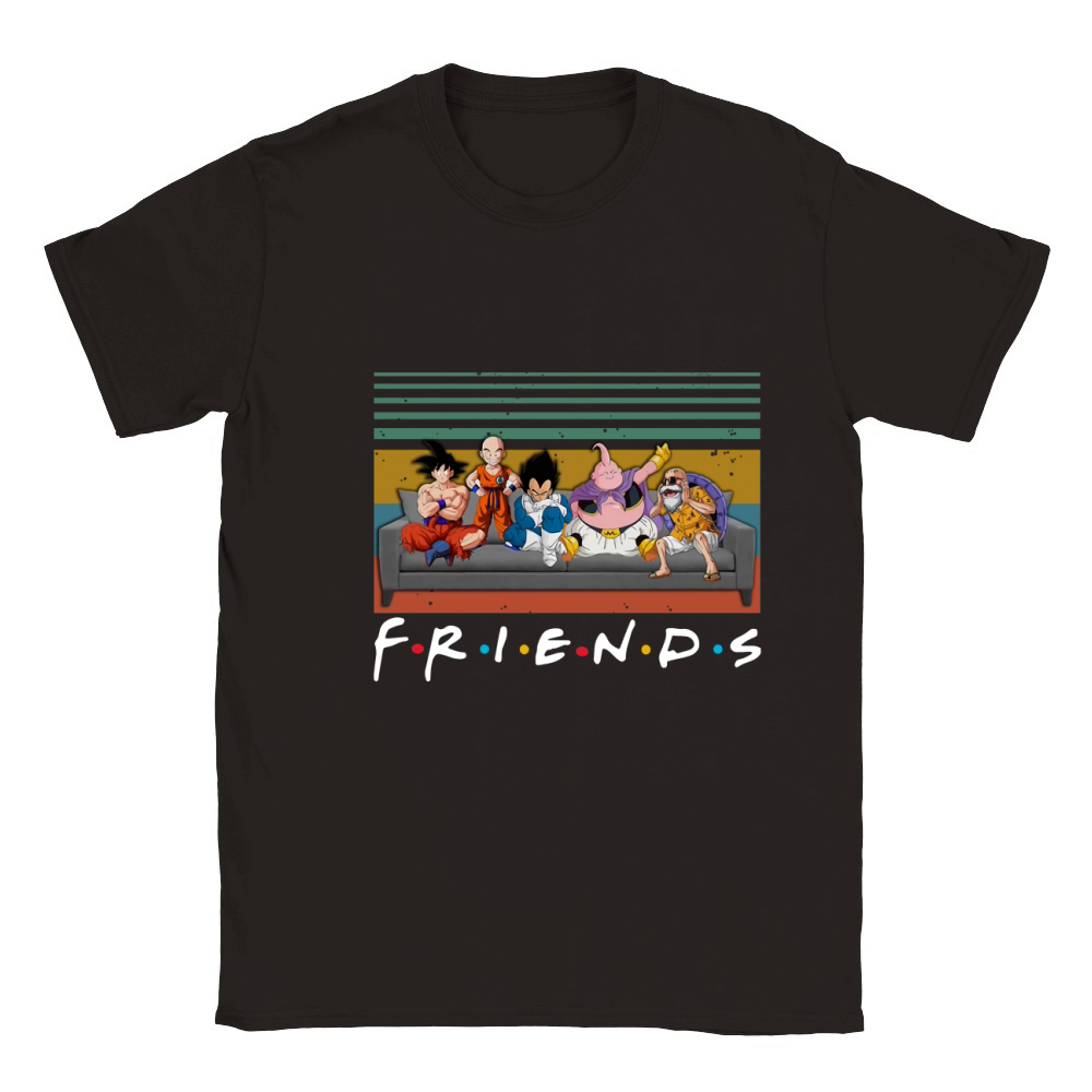 Dragon Ball Z Friends Vintage shirt Classic Kids Crewneck T-shirt