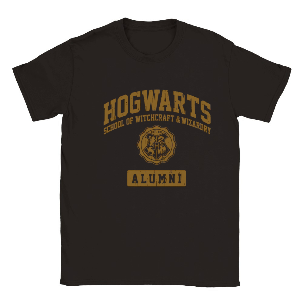 Hogwarts-Alumni (Gold) Classic Kids Crewneck T-shirt