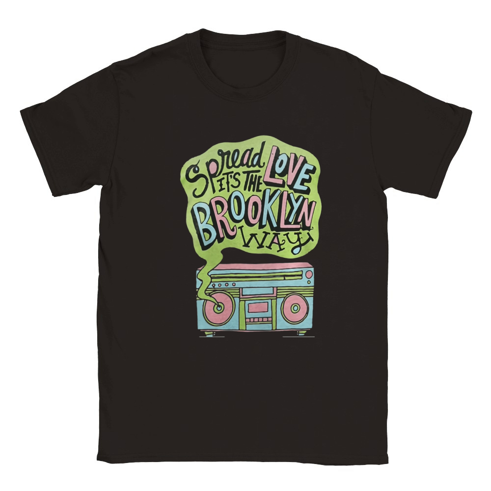 Spread love is the brooklyn way Classic Kids Crewneck T-shirt