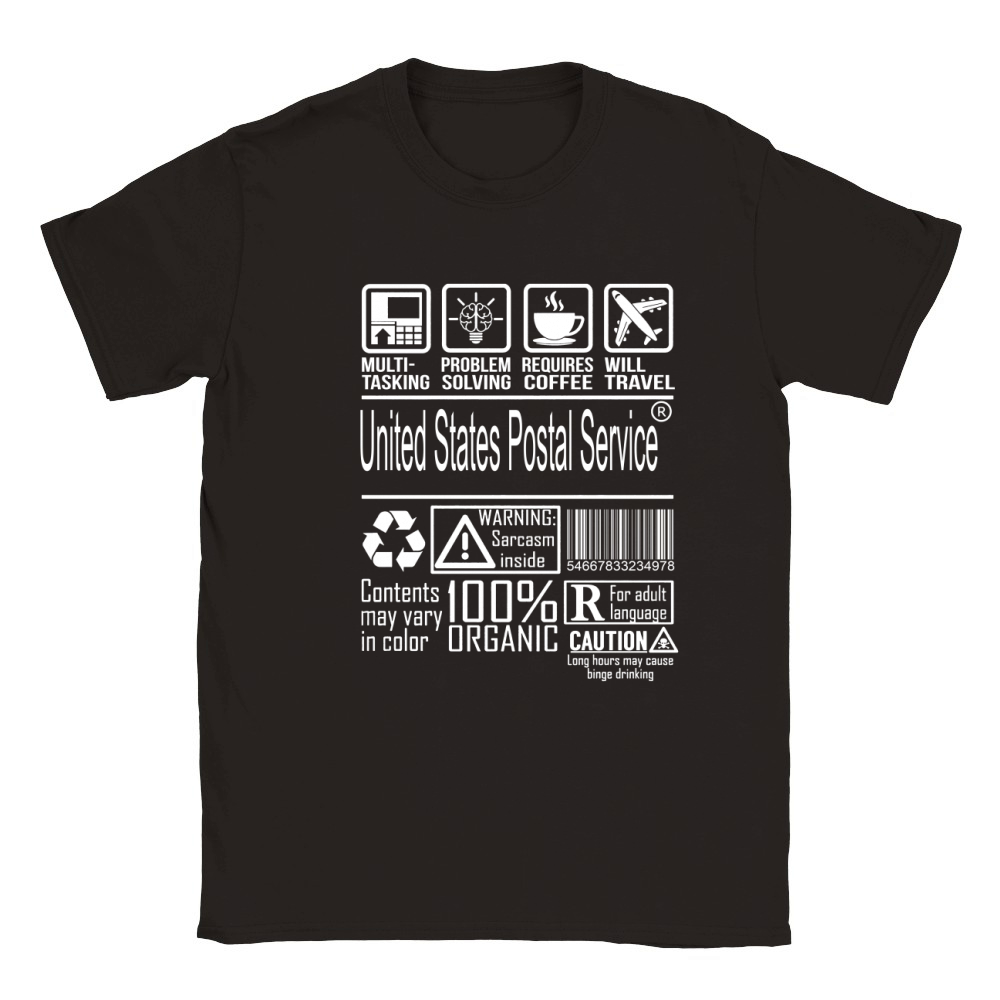 United States Postal Service Multitasking Job Shirts Classic Kids Crewneck T-shirt