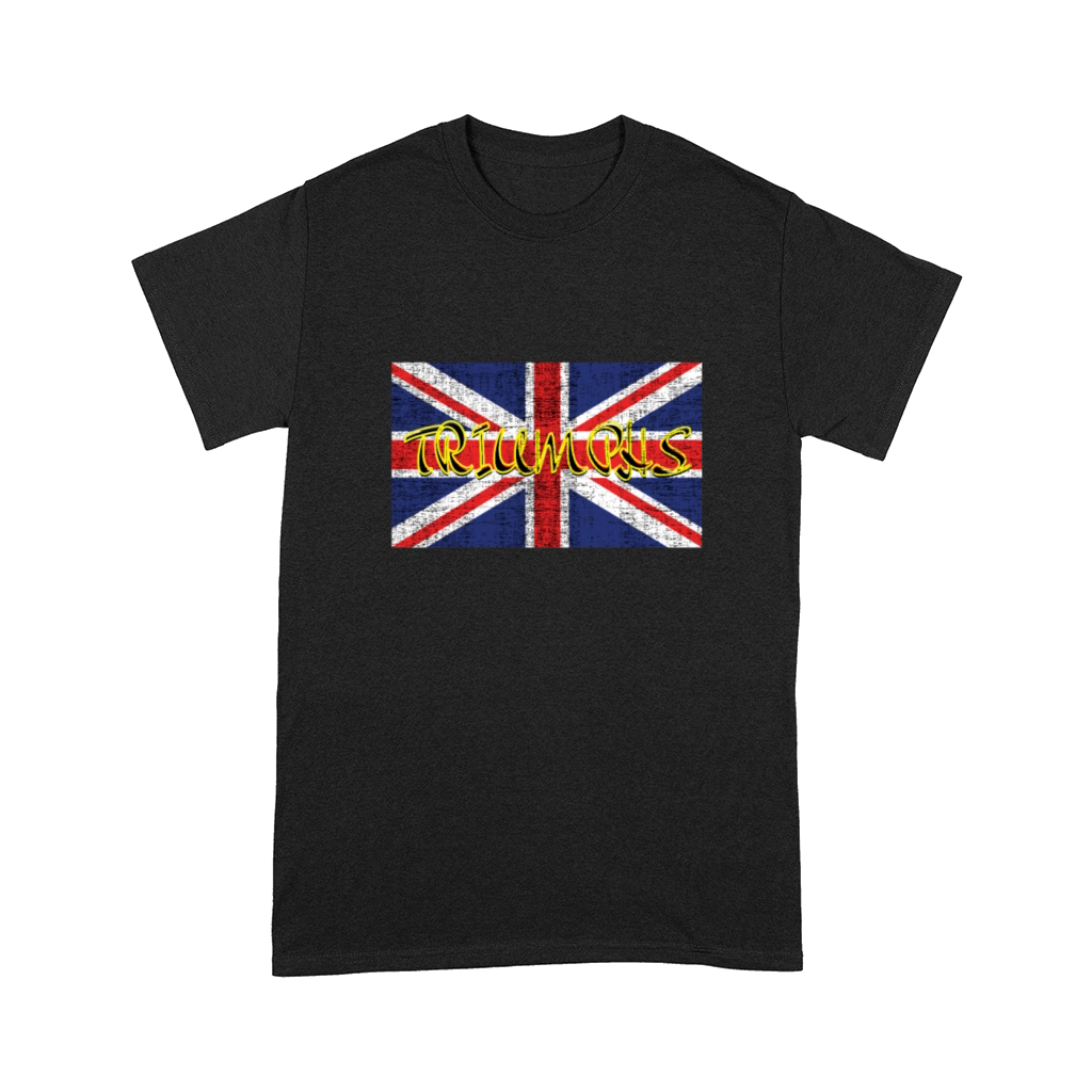 Triumphs Vintage England Flag Motorcycles Lover Comfort T-shirt