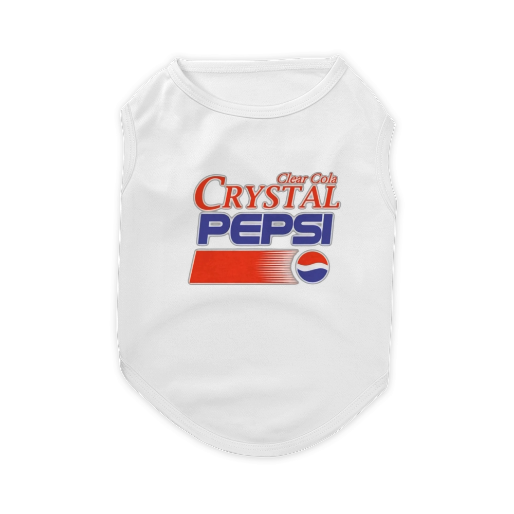 CRYSTAL PEPSI CLEAR COLA Pet T-Shirt