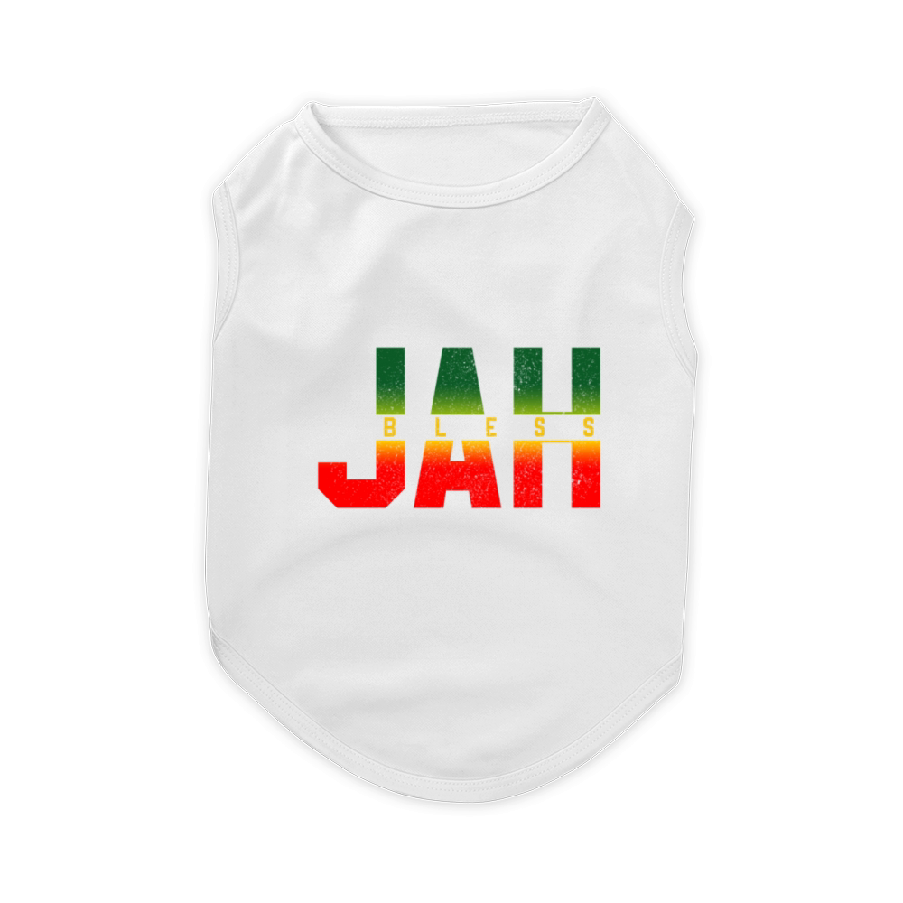 Jah Bless - Rastafari Reggae Music Jamaica Pet T-Shirt