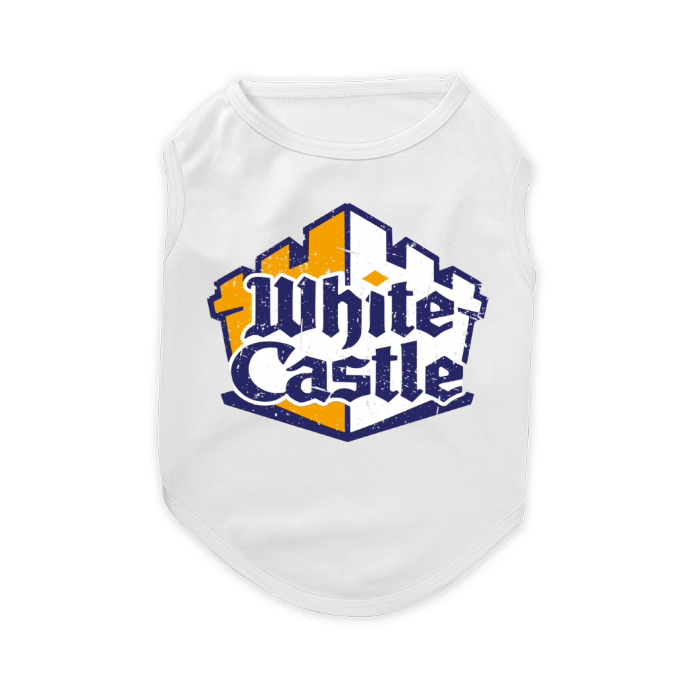 White Castle Retro Pet T-Shirt