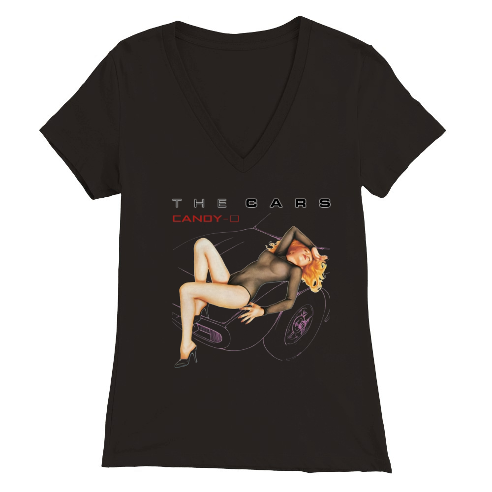 Great 80s Music Premium Womens V-Neck T-shirt