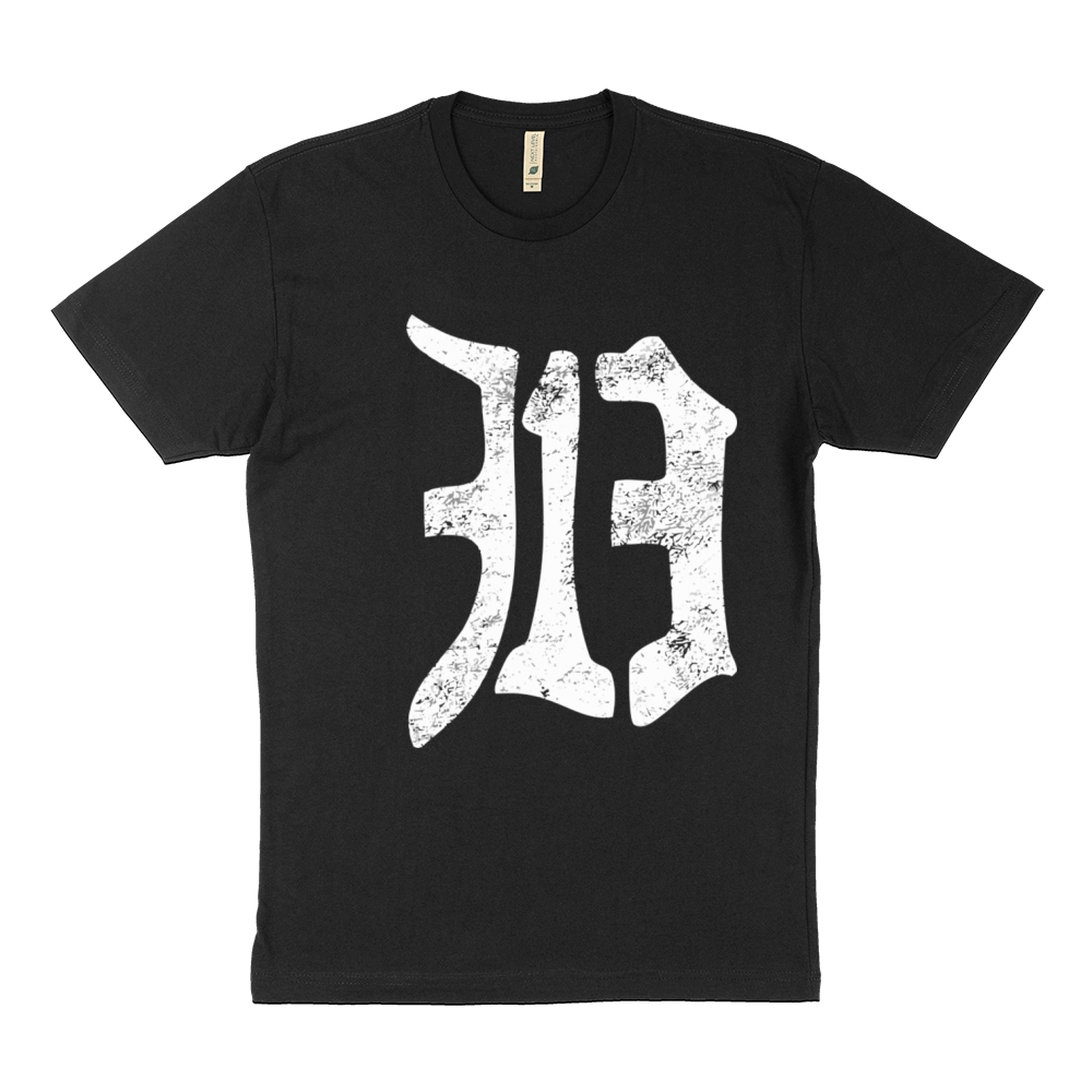 Detroit 313 Vintage Old English D Area Code Michig Sustainable T-Shirt