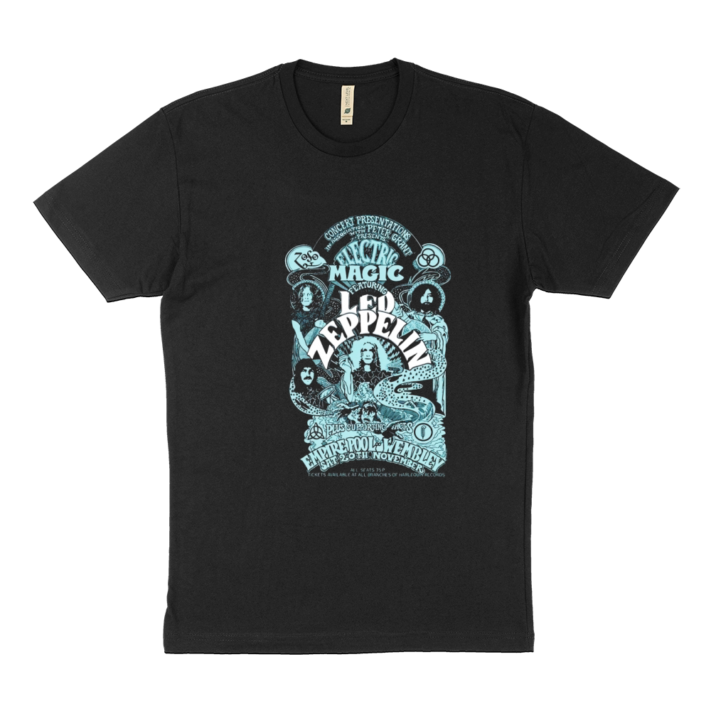 Led Zeppelin Classic Rock Band Sustainable T-Shirt