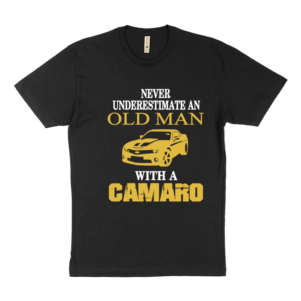 OLD MAN WITH CAMARO T-Shirt Sustainable T-Shirt