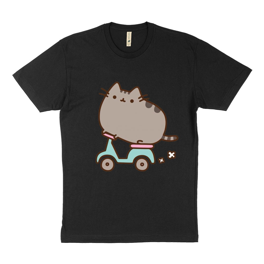 Pusheen Cat  Mens Ringer TShirt Sustainable T-Shirt