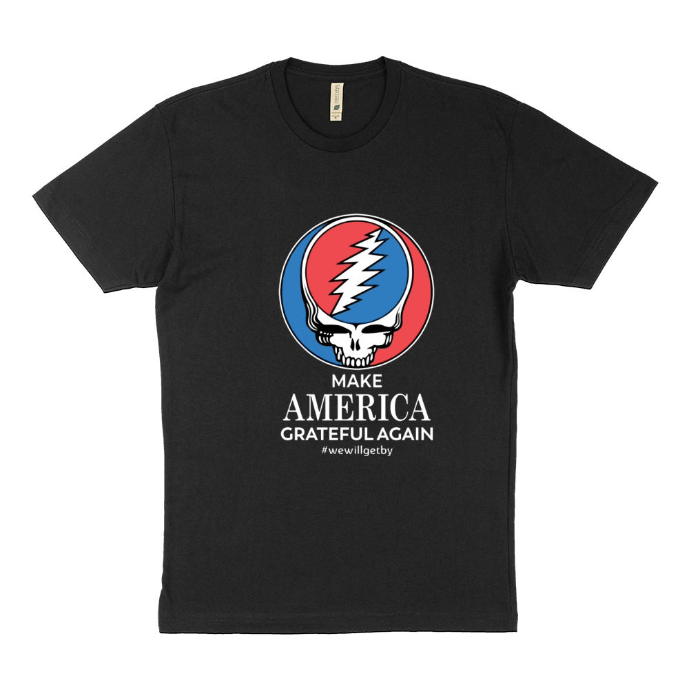 Skull make America grateful again we will get by Sustainable T-Shirt