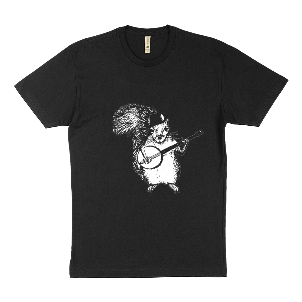 Squirrel T Shirt Squirrel Playing Banjo T-Shirt Sustainable T-Shirt
