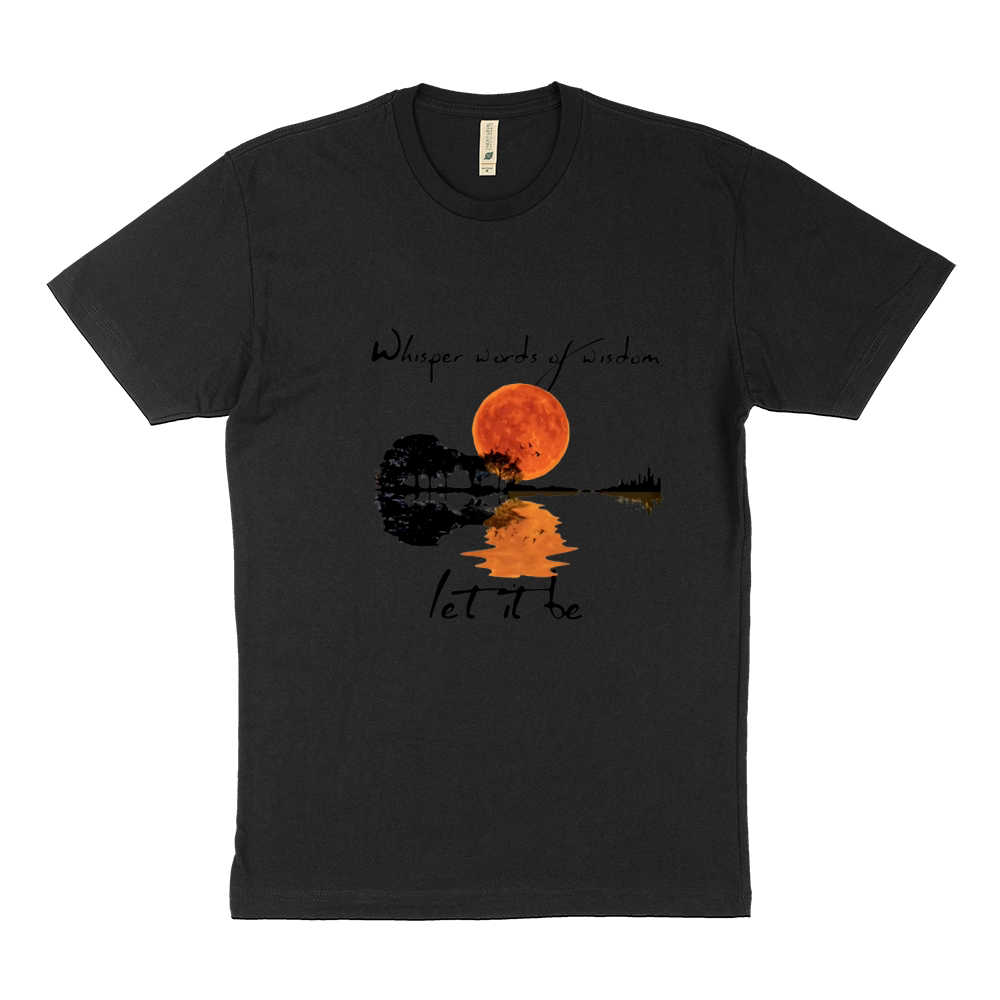 WHISPER WORDS OF WISDOM LET IT BE JUNGLE GUITAR Sustainable T-Shirt