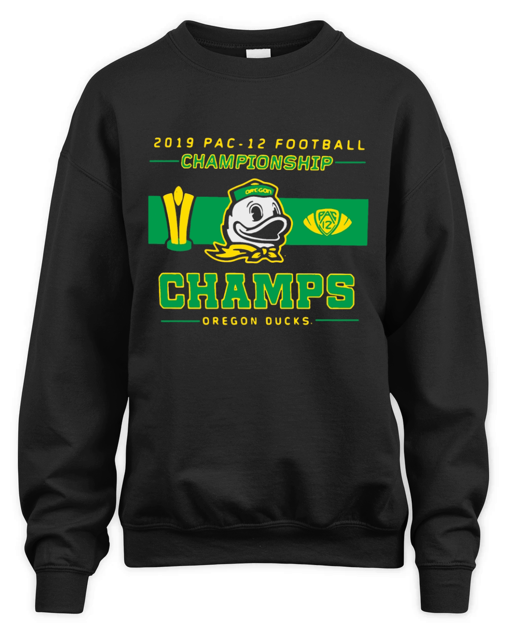 2019 Pac 12 Football Championship Champs Oregon Ducks shirt Unisex Premium Crewneck Sweatshirt