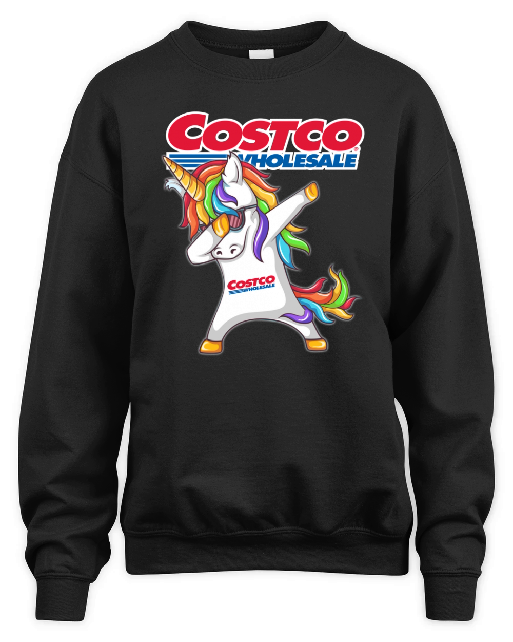 Costco Wholesale Unicorn Dabbing Unisex Premium Crewneck Sweatshirt