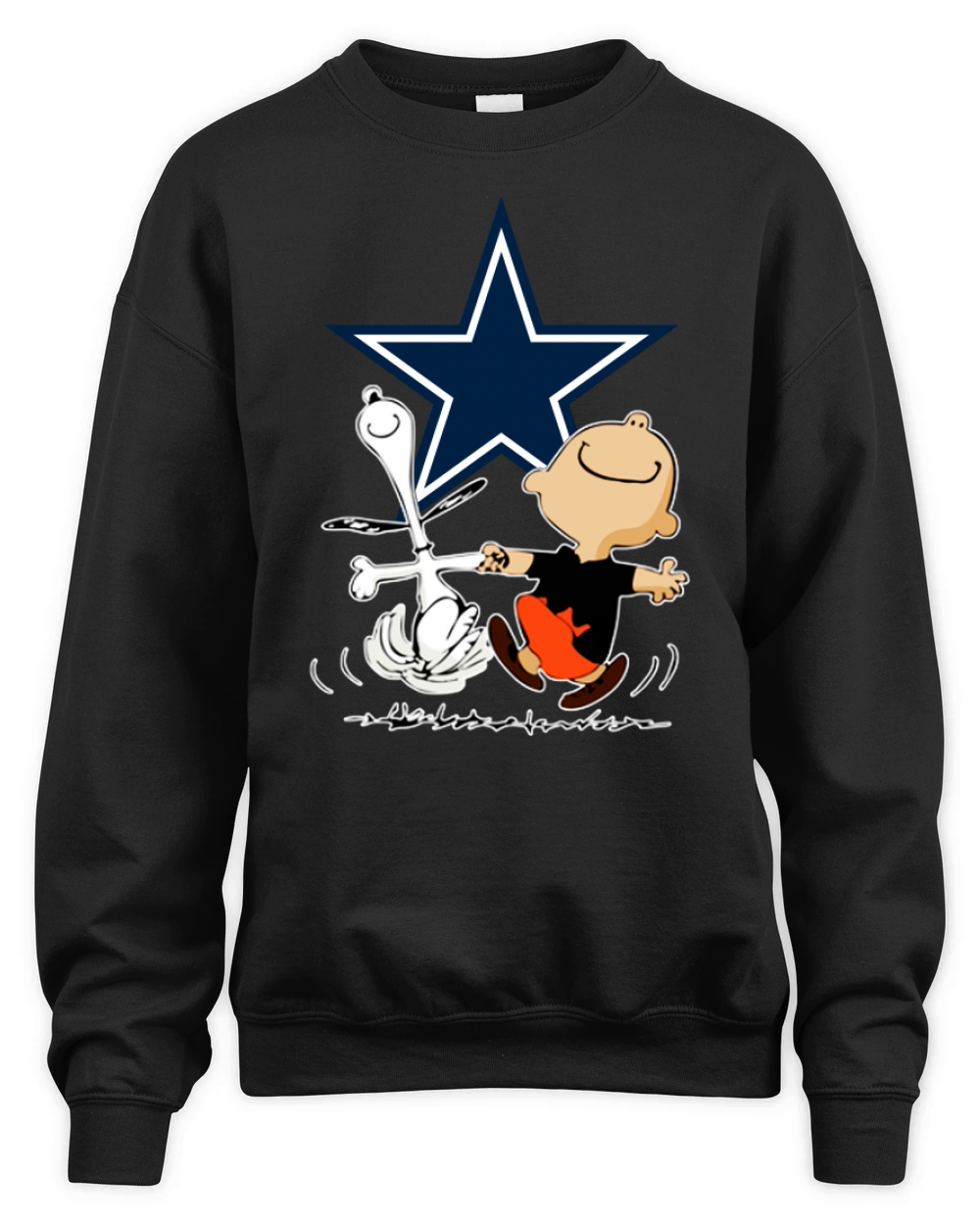 Snoopy Cowboys fans Unisex Premium Crewneck Sweatshirt