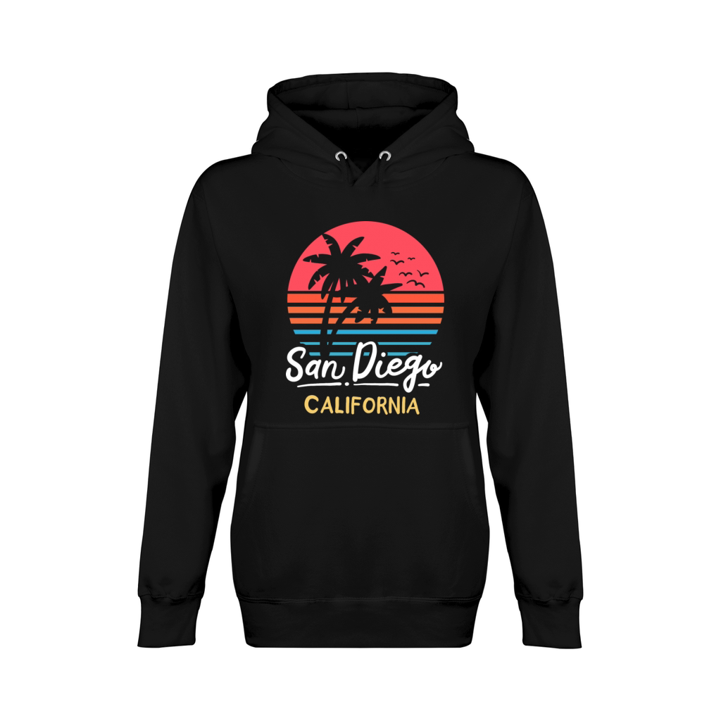 San Diego California Ca Vintage Unisex Premium Pullover Hoodie