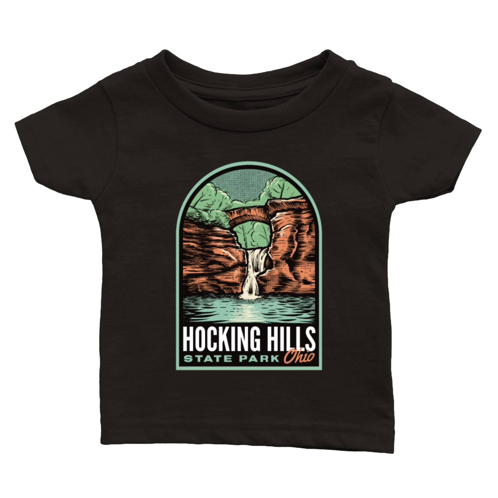 Hocking Hills State Park Ohio Vintage Classic Baby Crewneck T-shirt