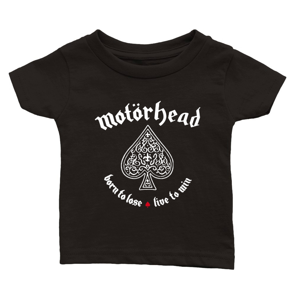 Motörhead Born to Lose Live to win ace of spades Classic Baby Crewneck T-shirt