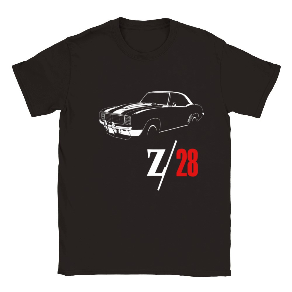 1969 Camaro Z28 Vintage T-Shirts Classic Kids Crewneck T-shirt