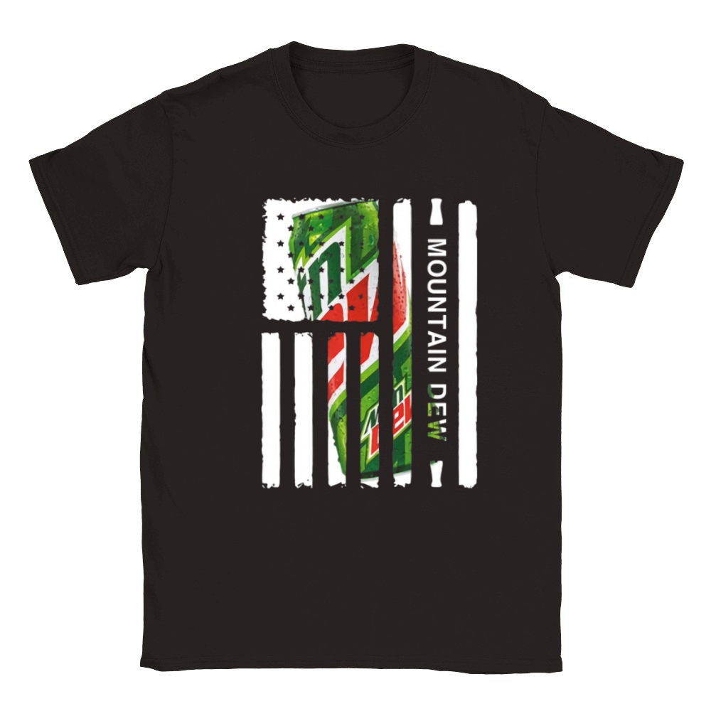 American Flag Mountain Dew shirt Classic Kids Crewneck T-shirt