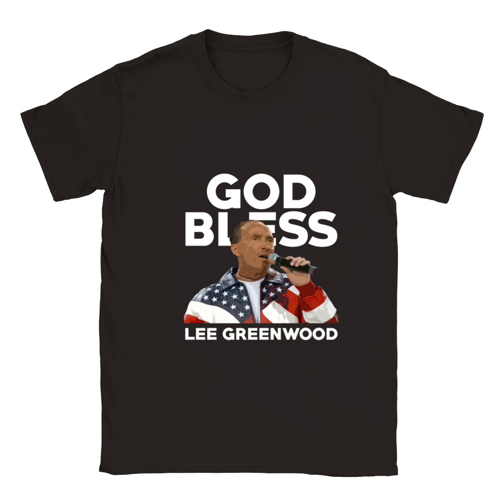 God Bless Lee Greenwood Country Music Singer Usa Legend Classic Kids Crewneck T-shirt