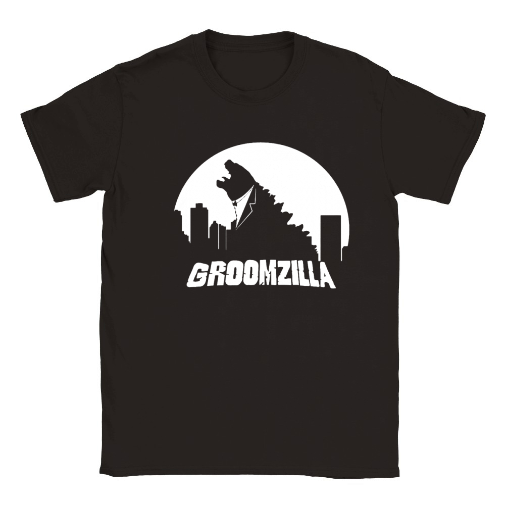 Mens Modern Groomzilla Funny Wedding Fiance Tees gift Classic Kids Crewneck T-shirt