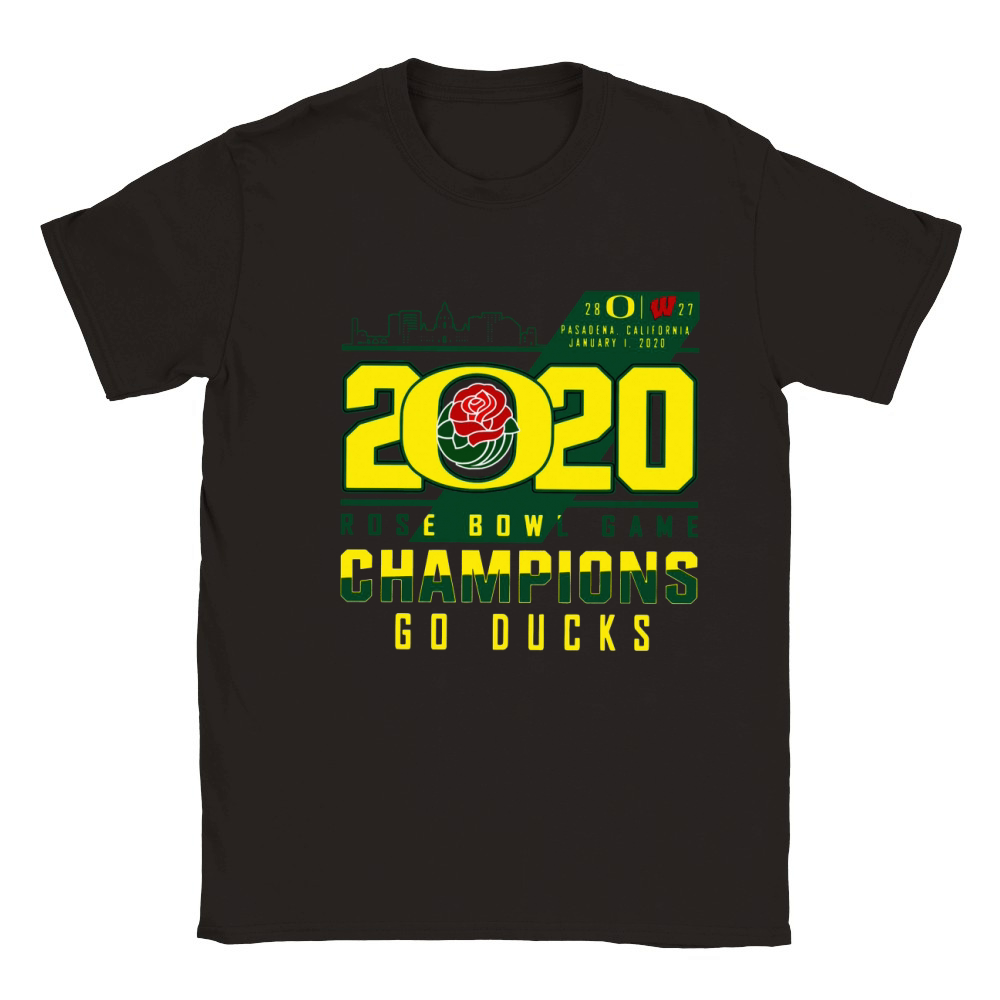 Oregon Ducks 2020 Rose Bowl Game Champions Goducks shirt Classic Kids Crewneck T-shirt