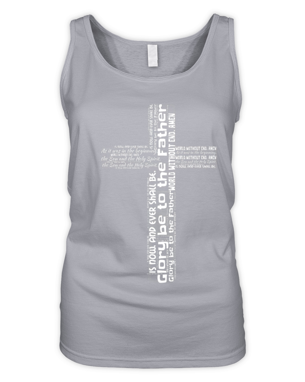 Glory be to the Father Organic Women's Tank Top