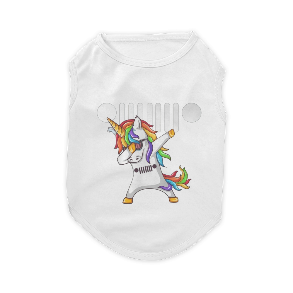 Jeep Unicorn Dabbing Pet T-Shirt