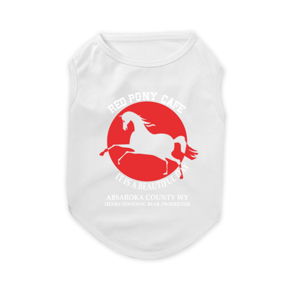 RED PONY CAFE  IT IS A BEAUTIFUL DAY SHIRT TSHIRT HOODIE Pet T-Shirt