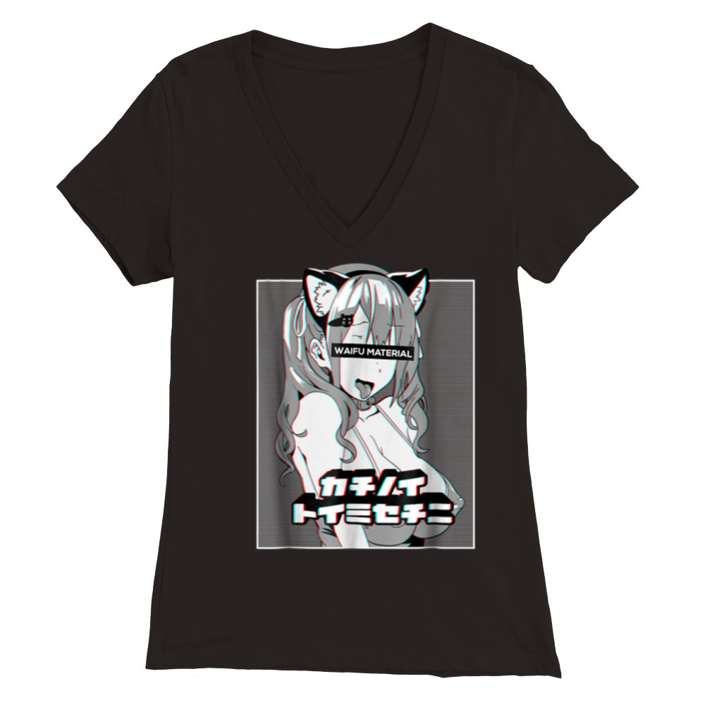 Ahegao T Shirt Lewd Anime Face Shirt And Neko Cosplay Ahegao T Shirt Lewd Anime Face Shirt And Neko Cosplay