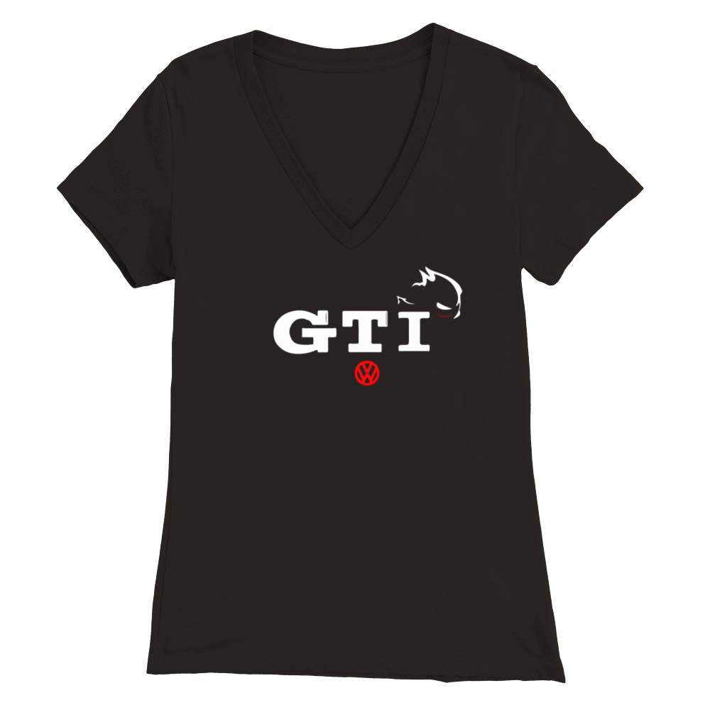 Golf Gti Cool Premium Womens V-Neck T-shirt